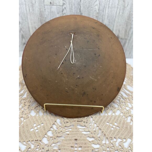 Vintage Handmade Peruvian Terracotta Bowl Decor Mayan Aztec Art - Picture 4 of 6